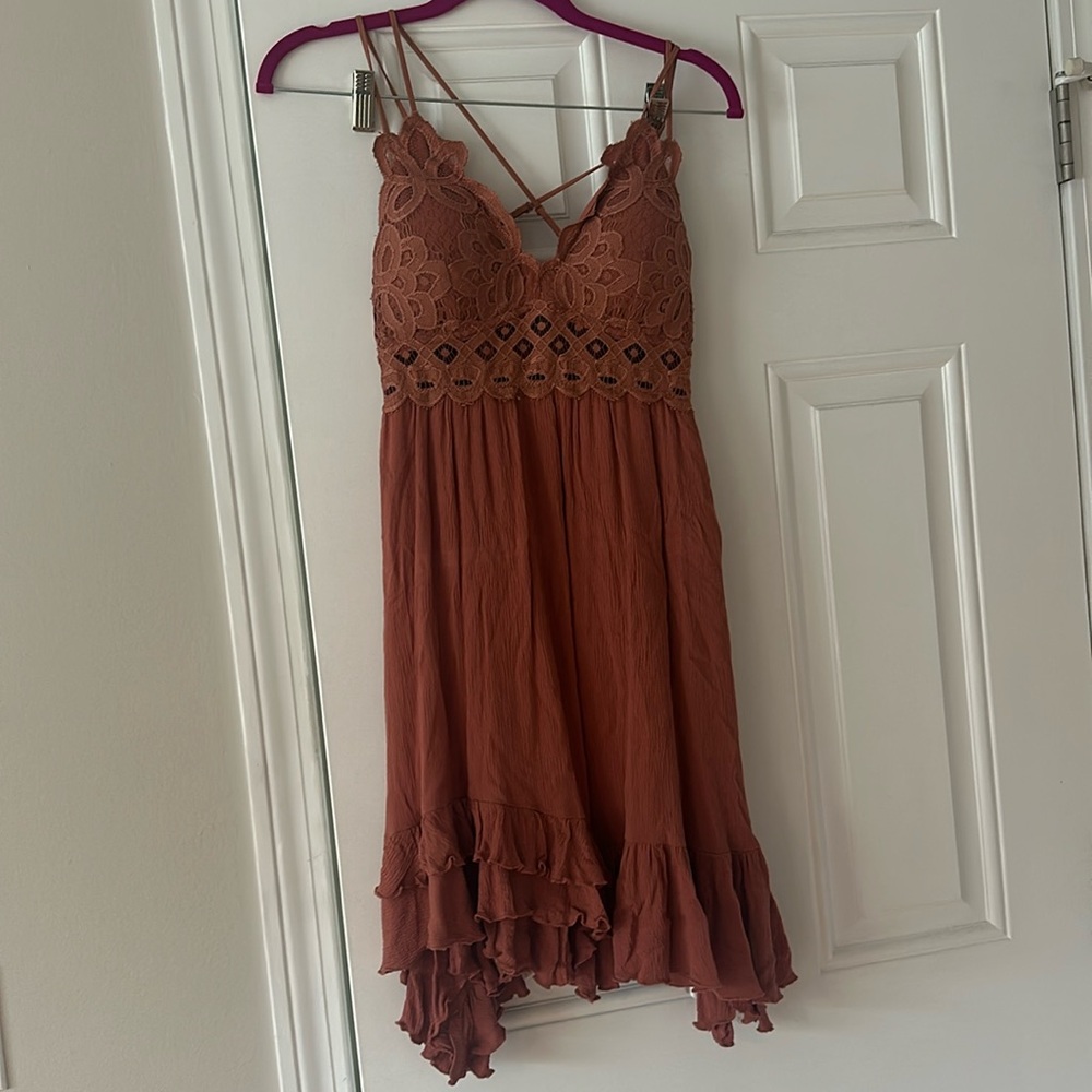 Cute Burgundy Dress